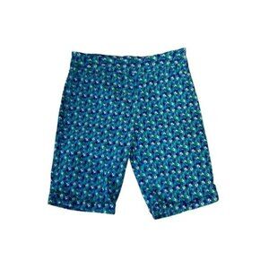 Soft Surroundings Floral Print stretch Shorts PL Petite Large
